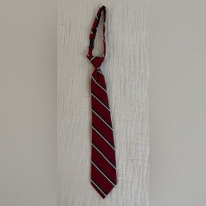 The Children's Place Red and Black Diagonal Striped Tie
